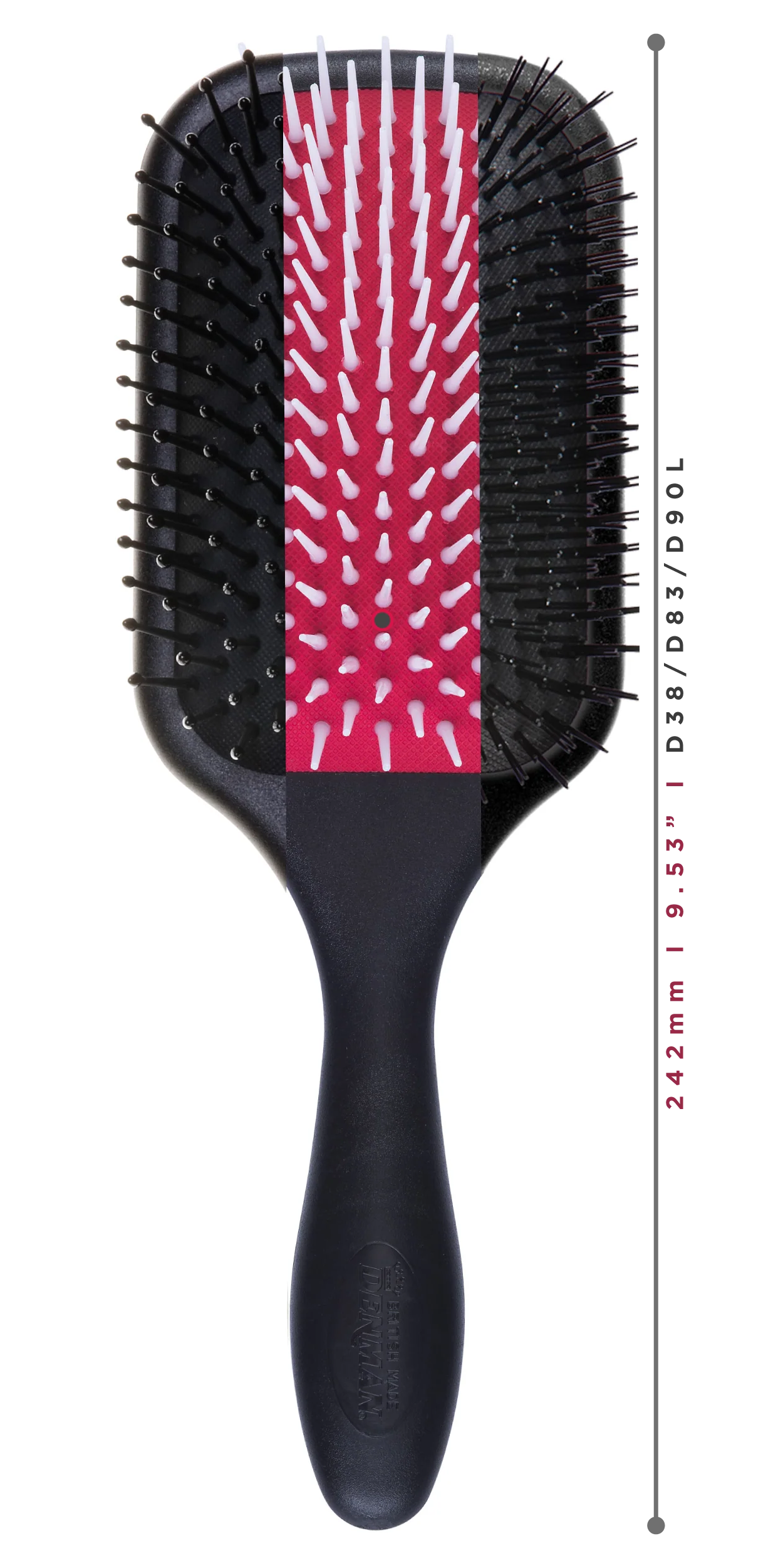 D38 Denman Detangler Black - Image 5